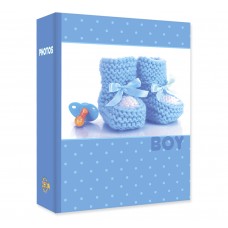 Фотоальбом 200ф 10X15см, ПП карм., baby shoes, мальчик, 46202